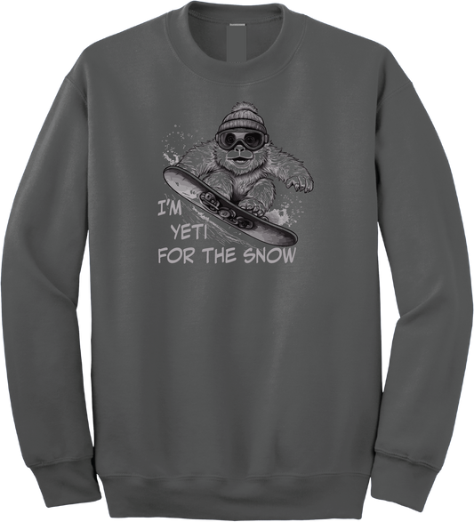 Adult Crewneck_Yeti for the Snow